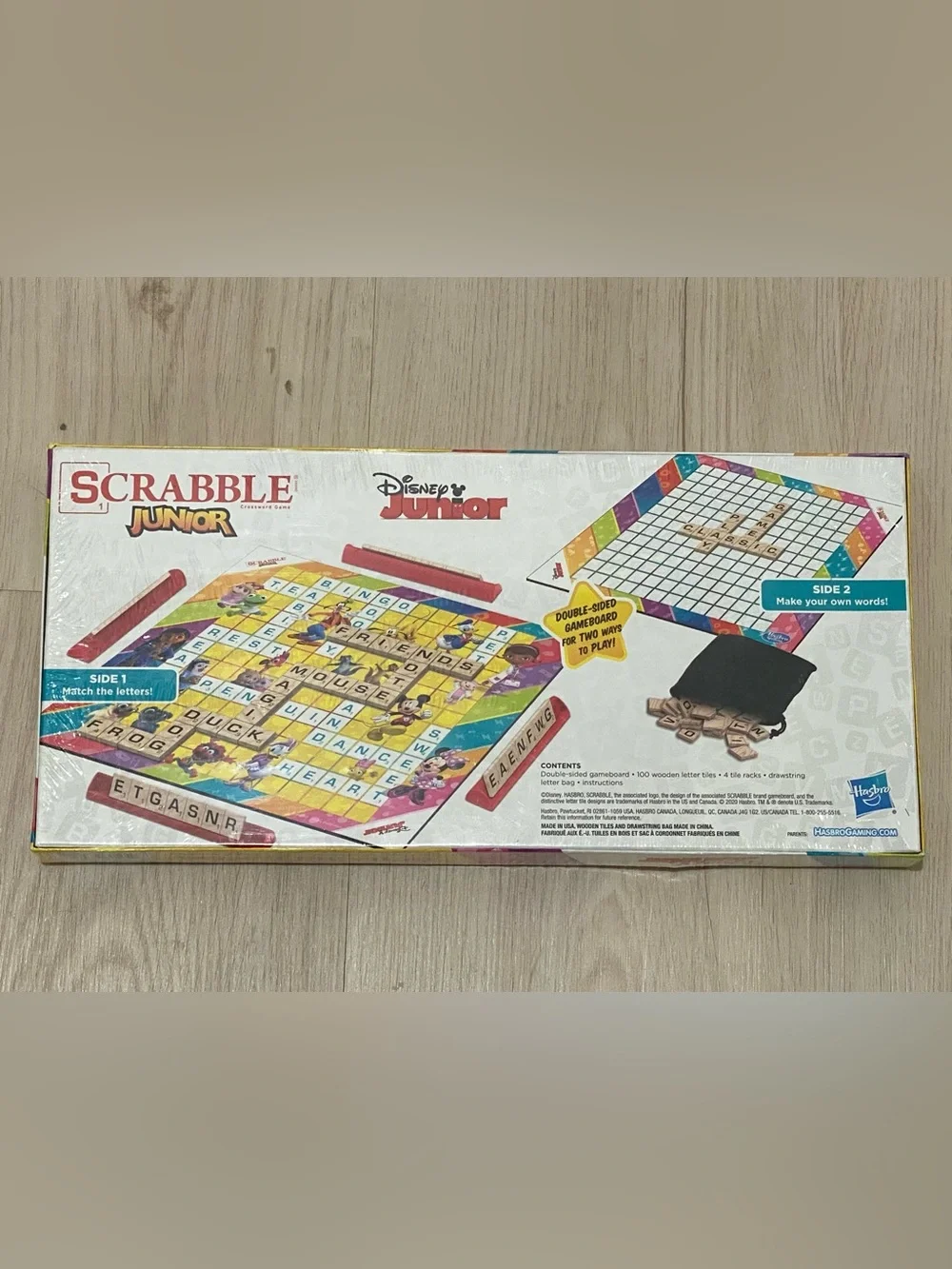 Scrabble Junior - Disney Junior Edition - Board Game Brand New Factory Sealed